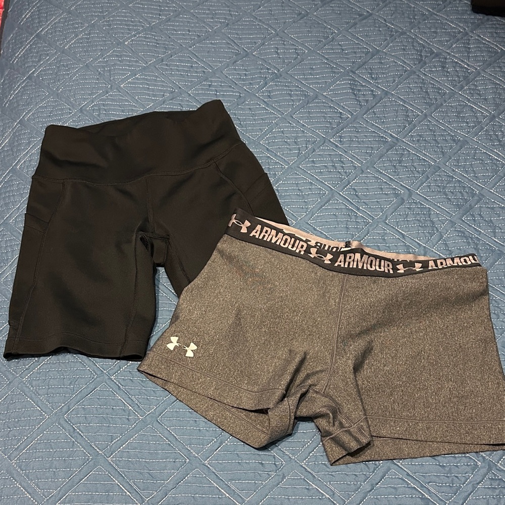 New balance and Under Armour shorts